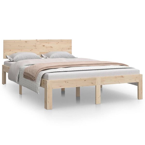 vidaXL Bed Frame without Mattress 120x190cm Small Double