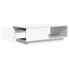 vidaXL Coffee Table with Drawer White 95 x 55 x 31 cm Engineered Wood