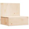 vidaXL Bedside Table Brown 42 x 32.5 x 40 cm Solid pine wood