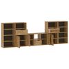 vidaXL 5 Piece TV Units with Storage ODDA Solid Wood Pine