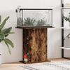 vidaXL Aquarium Stand Smoked Oak 75x36x72.5 cm Engineered Wood