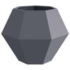 vidaXL Planter 2 pcs Anthracite 75 x 75 x 60 cm Steel