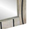 vidaXL Bathroom Mirror with Mirror Brown 70 x 50 x 2.5 cm