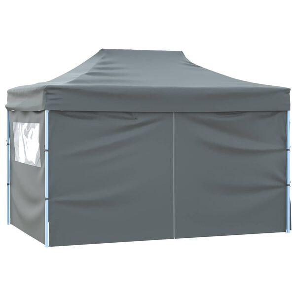vidaXL Party Tent Folding Anthracite 280 x410 x 315 cm Oxford Fabric