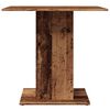 vidaXL Dining Table Old Wood 80x80x75 cm Engineered Wood