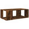 vidaXL Coffee Table Smoked Oak 89.5x48x30 cm Engineered Wood