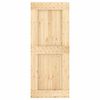 vidaXL Sliding Door with Hardware Set 85x210 cm Solid Wood Pine