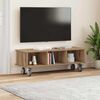 vidaXL TV Stand Artisan Oak 100 x 35 x 35 cm Engineered Wood