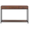 vidaXL Console Table with 3 Drawers 120x30x76 cm Solid Fir Wood