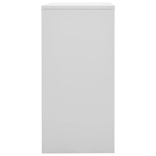 vidaXL Locker Cabinets 5 pcs Light Grey and Green 90x45x92.5 cm Steel