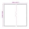 vidaXL Clear Tarpaulin with Eyelets 5x10 m Polyethylene