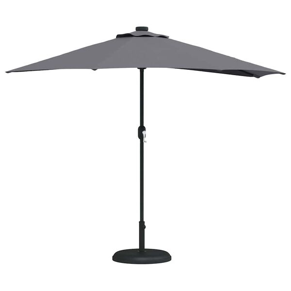 vidaXL Garden Parasol Anthracite 294 x 150 x 224 cm