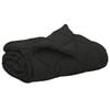 vidaXL Summer Duvet Black 240 x 200 cm Microfiber
