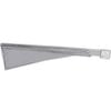 vidaXL Collapsible Balcony Side Awning Grey 210x210 cm