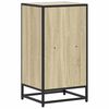 vidaXL Book Cabinet Sonoma Oak 40x35x76 cm Engineered Wood