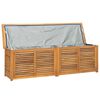 vidaXL Garden Storage Box with Bag 175x50x55 cm Solid Wood Teak