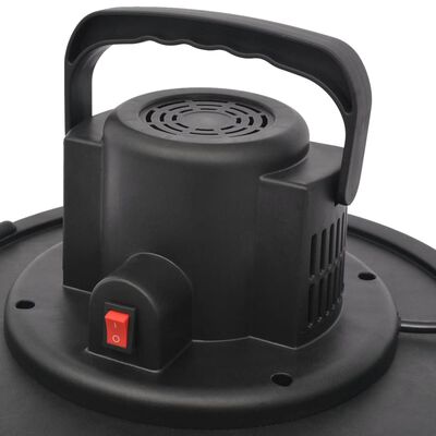 vidaXL Ash Vacuum Cleaner 1200 W 20 L Black
