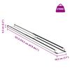 vidaXL Wheelchair Ramp 2 pcs Black 213.5 x 19.5 x 5.5 cm Aluminium