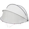 vidaXL Pool Dome Folding Manual Grey and Orange 405 x 405 x 192 cm