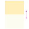 vidaXL Roller Blind Blackout Yellow 95x130 cm Fabric Width 90.7 cm Polyester