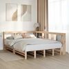 vidaXL Bookcase Bed without Mattress 160x200cm Solid Wood Pine