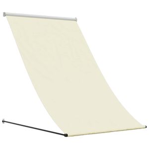 vidaXL Retractable Awning Cream 100x150 cm Fabric and Steel
