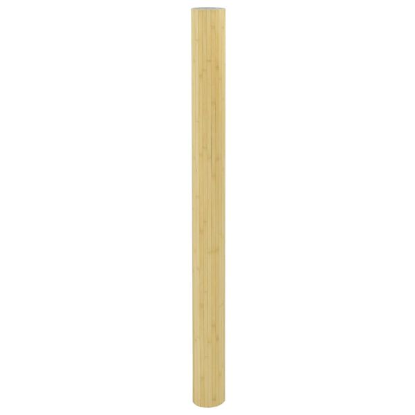 vidaXL Room Divider Light Natural Width 400 cm Height 165 cm Bamboo