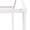 vidaXL Loft Bed with Ladder and Roof without Mattress White 80x200 cm