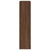 vidaXL Bookcase Brown Oak 89x24x101.5 cm Engineered Wood