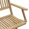 vidaXL Folding Garden Chairs 2 pcs 58x54.5x90 cm Solid Wood Acacia