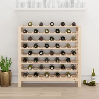 vidaXL Wine Rack 109.5x30x107.5 cm Solid Wood Pine