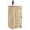 vidaXL Bathroom Vanity with Sink Sonoma Oak 42 x 40 x 84.5 cm