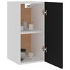 vidaXL Hanging Cabinet Lyon Black 29.5x31x60 cm Engineered Wood
