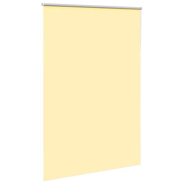 vidaXL Roller Blind Blackout Yellow 160x230 cm Fabric Width 156.6 cm Polyester