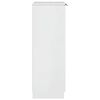 vidaXL Shoe Cabinet High Gloss White 59x35x100.5 cm Engineered Wood