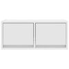 vidaXL TV Cabinets 2 pcs White 60x31x25.5 cm Engineered Wood