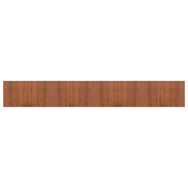 vidaXL Rug Rectangular Brown 60x400 cm Bamboo