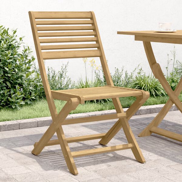 vidaXL Folding Garden Chairs 4 pcs 48.5x61.5x87 cm Solid Wood Acacia