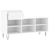 vidaXL Shoe Cabinet White 102x36x60 cm Engineered Wood