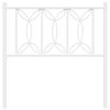 vidaXL Metal Replace Headboard White 90 cm
