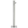 vidaXL Garden Water Column Stainless Steel Round 65 cm