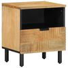 vidaXL Bedside Cabinets 2 pcs Brown 40x33x46 cm Solid Wood Mango