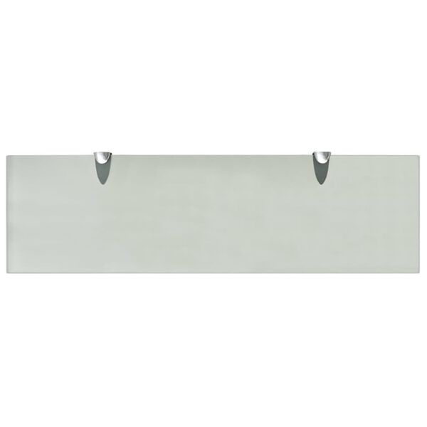 vidaXL Floating Shelves 2 pcs Glass 70x20 cm 8 mm