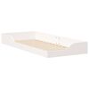 vidaXL Bed Frame White 80 x 220 cm Solid Pine Wood