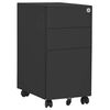 vidaXL Mobile File Cabinet Anthracite 30x45x59 cm Steel