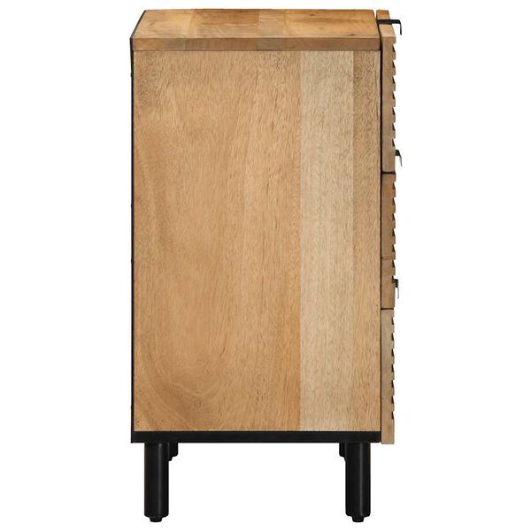 vidaXL Bedside Cabinet Brown 50x33x62 cm Solid Wood Mango