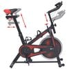 vidaXL Exercise Training Bike with Pulse Sensors Black and Red