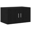 vidaXL Wall Cabinet Black oak 70 x 42.5 x 40 cm Engineered Wood
