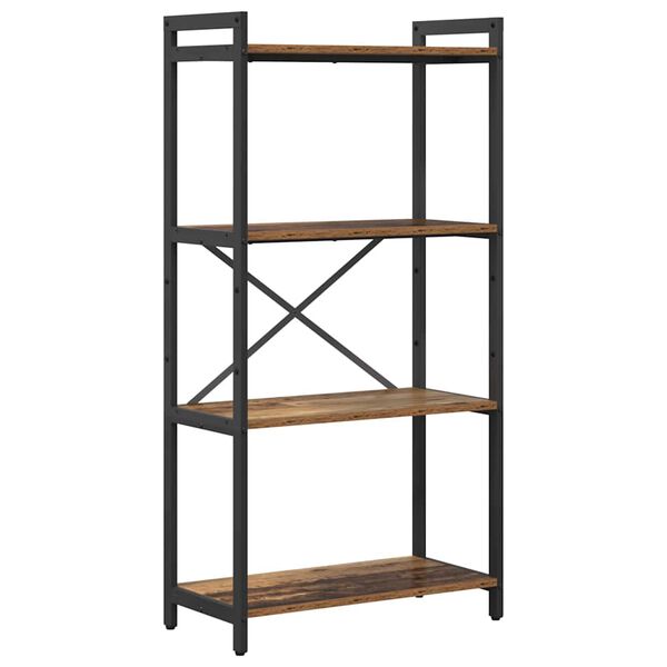 vidaXL Bookshelf Old wood 60 x 30 x 120 cm Engineered Wood