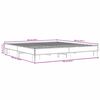 vidaXL Bed Frame without Mattress Grey Sonoma 180x200 cm Super King